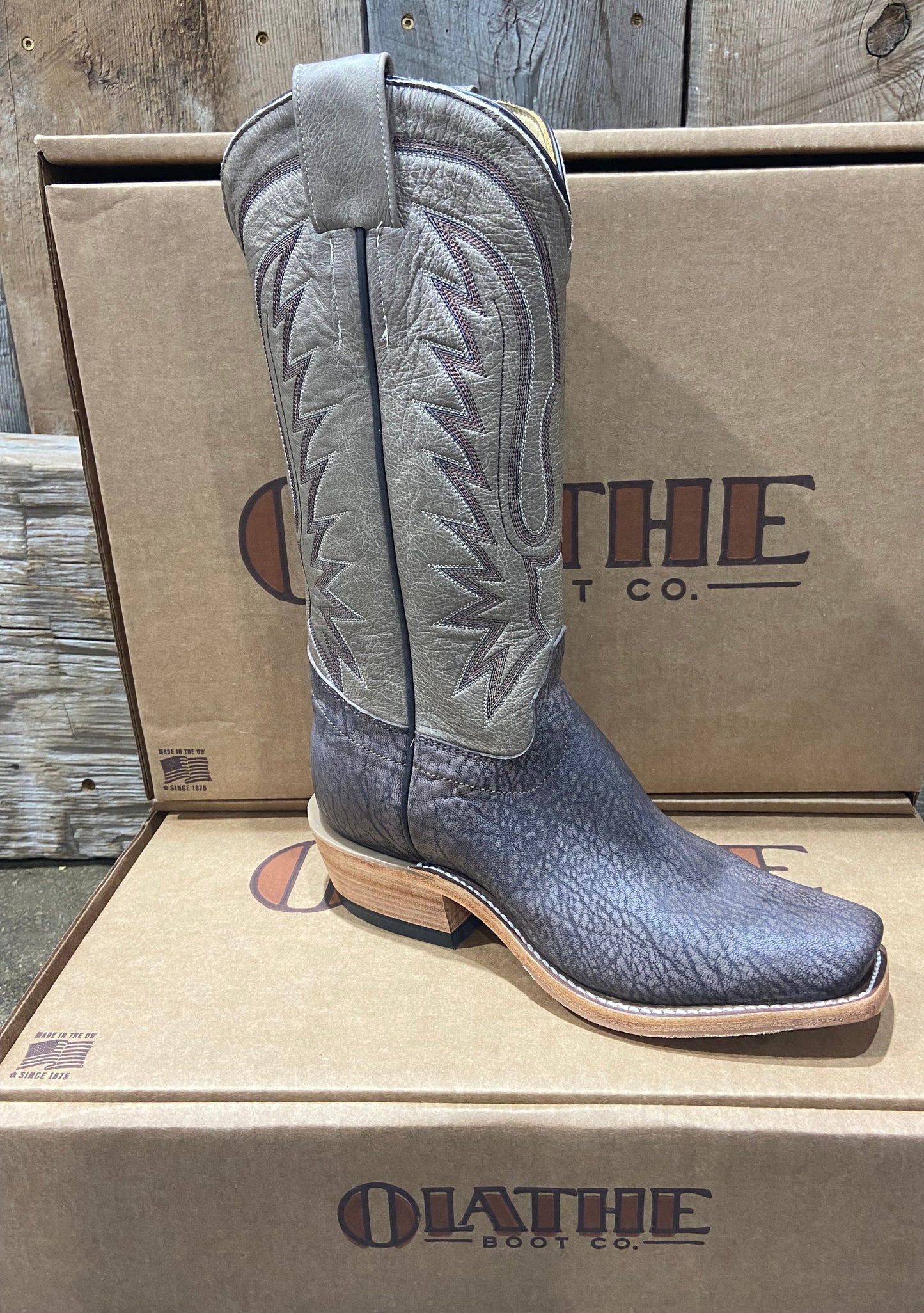 OLATHE CHESTNUT POSEIDON MENS BOOTS