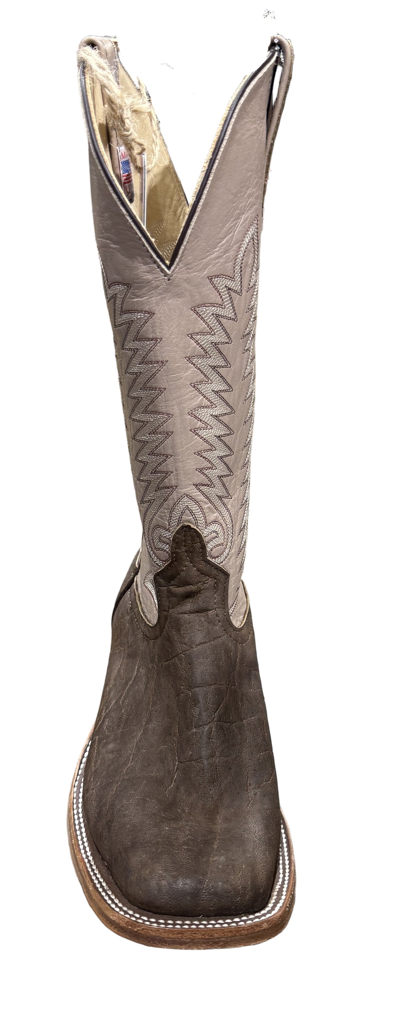 ANDERSON BEAN TAN BUFFED ELEPHANT BOOTS