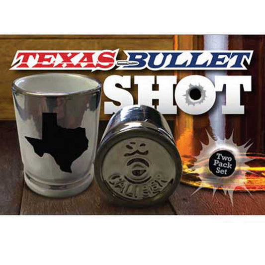 Texas Bullet Shot Glass - 2 Pack