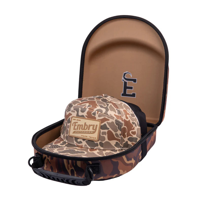 EMBRY OUTDOORS CAMO HAT CASES - 3 COLORS