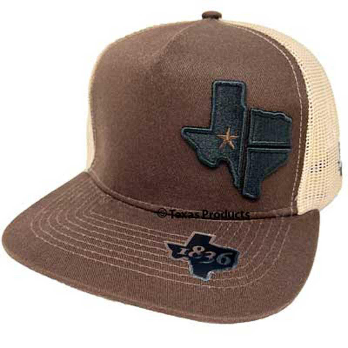 Small Texas Shape Snapback Cap - 2 Colors