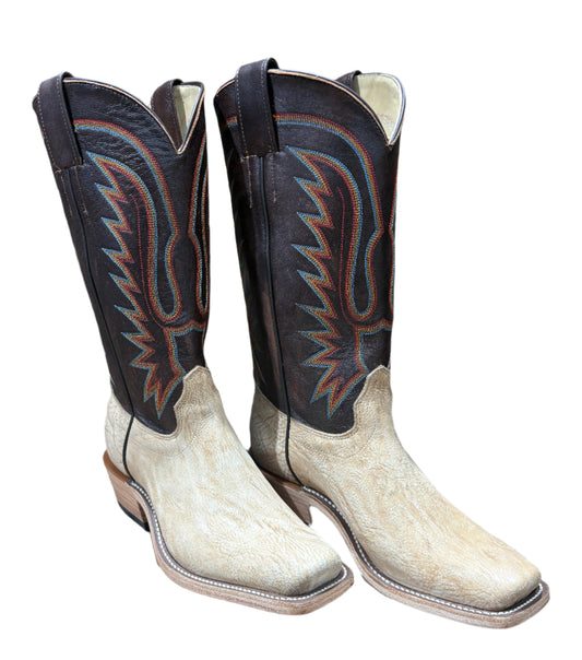 MENS OLATHE TAN WASHED SHOULDER BOOTS