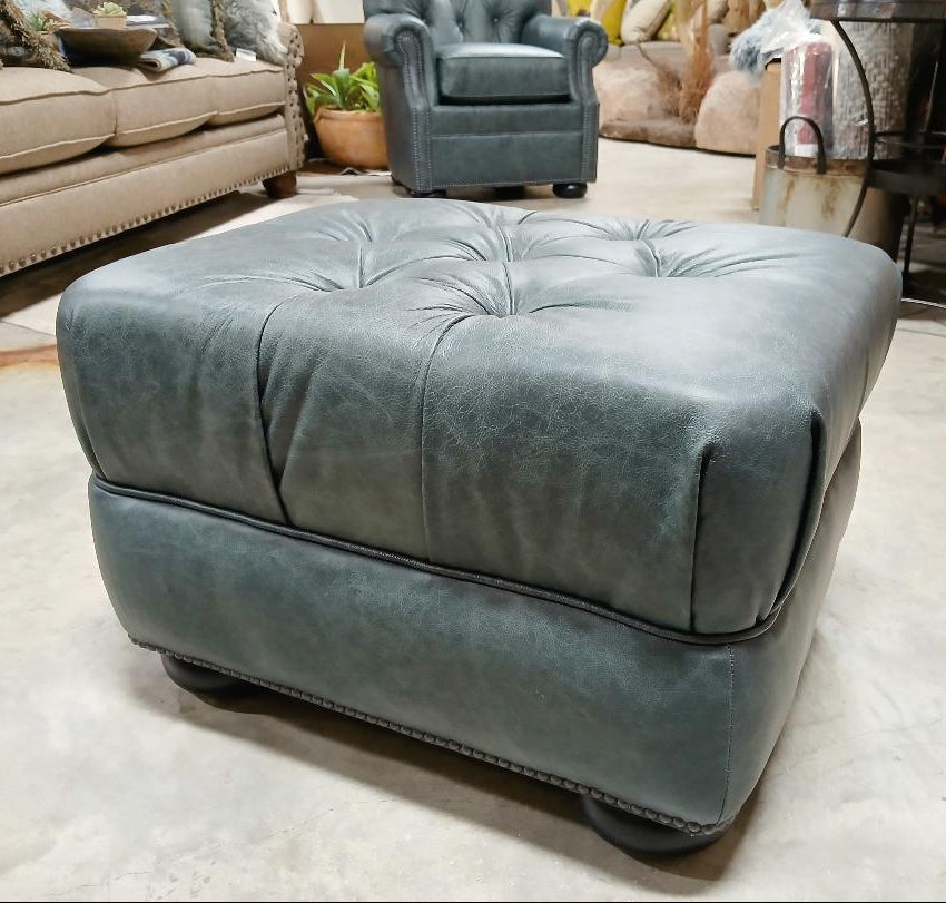 MAYO 2220L LEATHER CHAIR AND OTTOMAN
