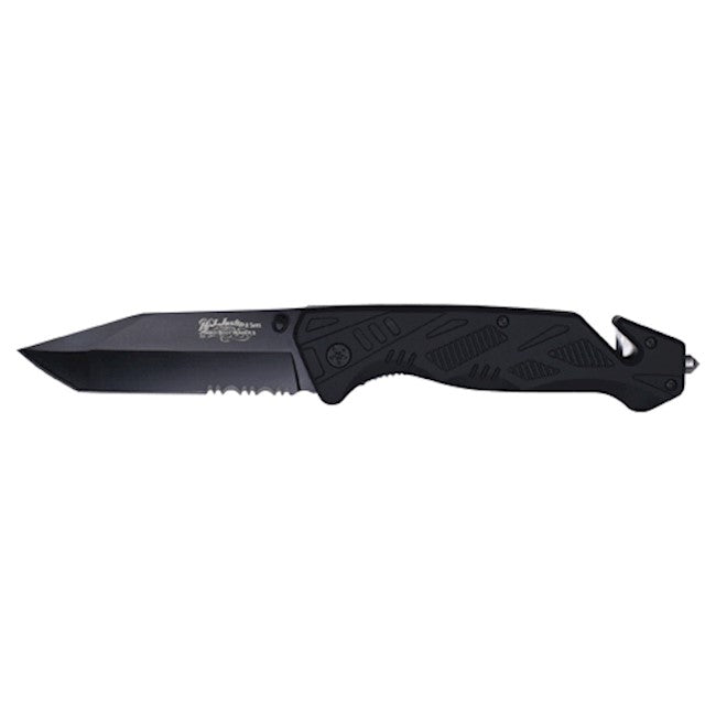 JUSTIN 3 IN 1 TACTICAL KNIFE MATTE - BLACK