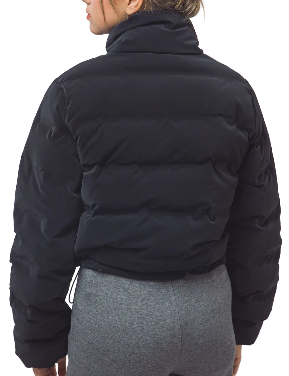 MATTE PUFFER JACKET in BLACK OR KHAKI