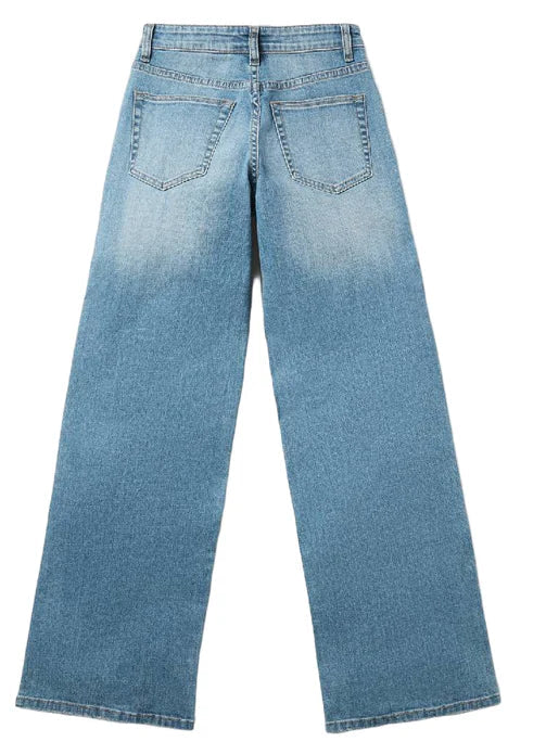 STETSON LADIES MID RISE 675 WIDE LEG JEANS