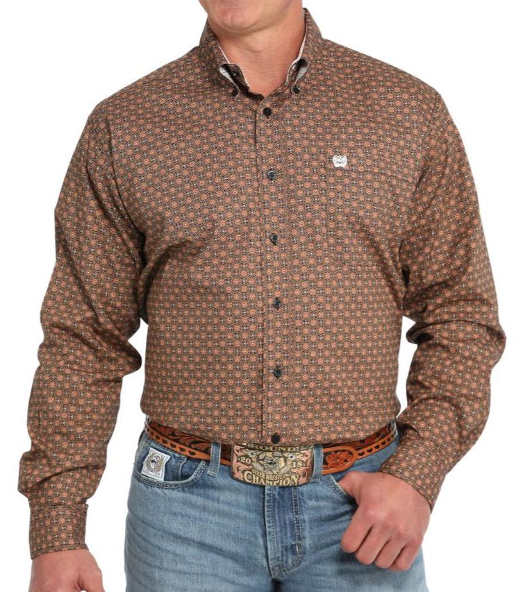 CINCH MEN'S LONG SLEEVE BLACK PRINT BUTTON DOWN SHIRT | MEN'S SHIRT CINCH MEN'S LONG SLEEVE BLACK PRINT BUTTON DOWN SHIRT | MEN'S SHIRT