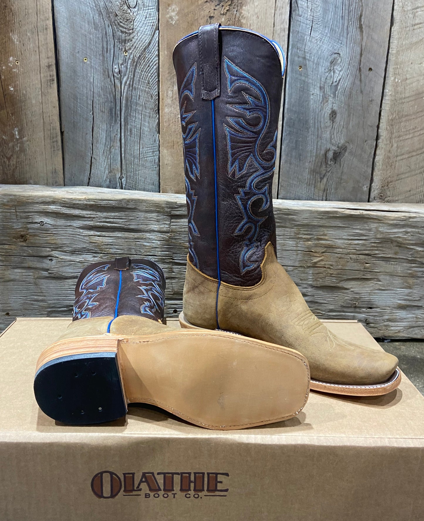 MENS BRAHMA BISON OLATHE BOOTS