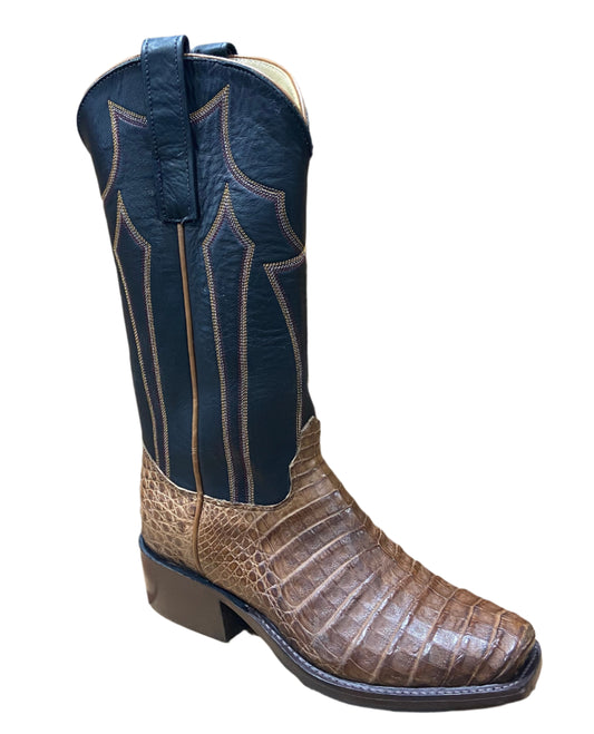 OLATHE POST OAK CAIMAN BELLY MENS BOOTS