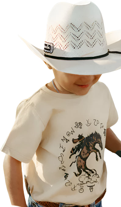 TODDLER and YOUTH BRANDED MARK OUT WESTERN GRAPHIC TEE