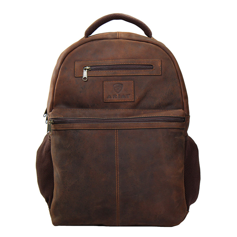 ariat leather backpack ARIAT BACKPACK LEATHER BROWN