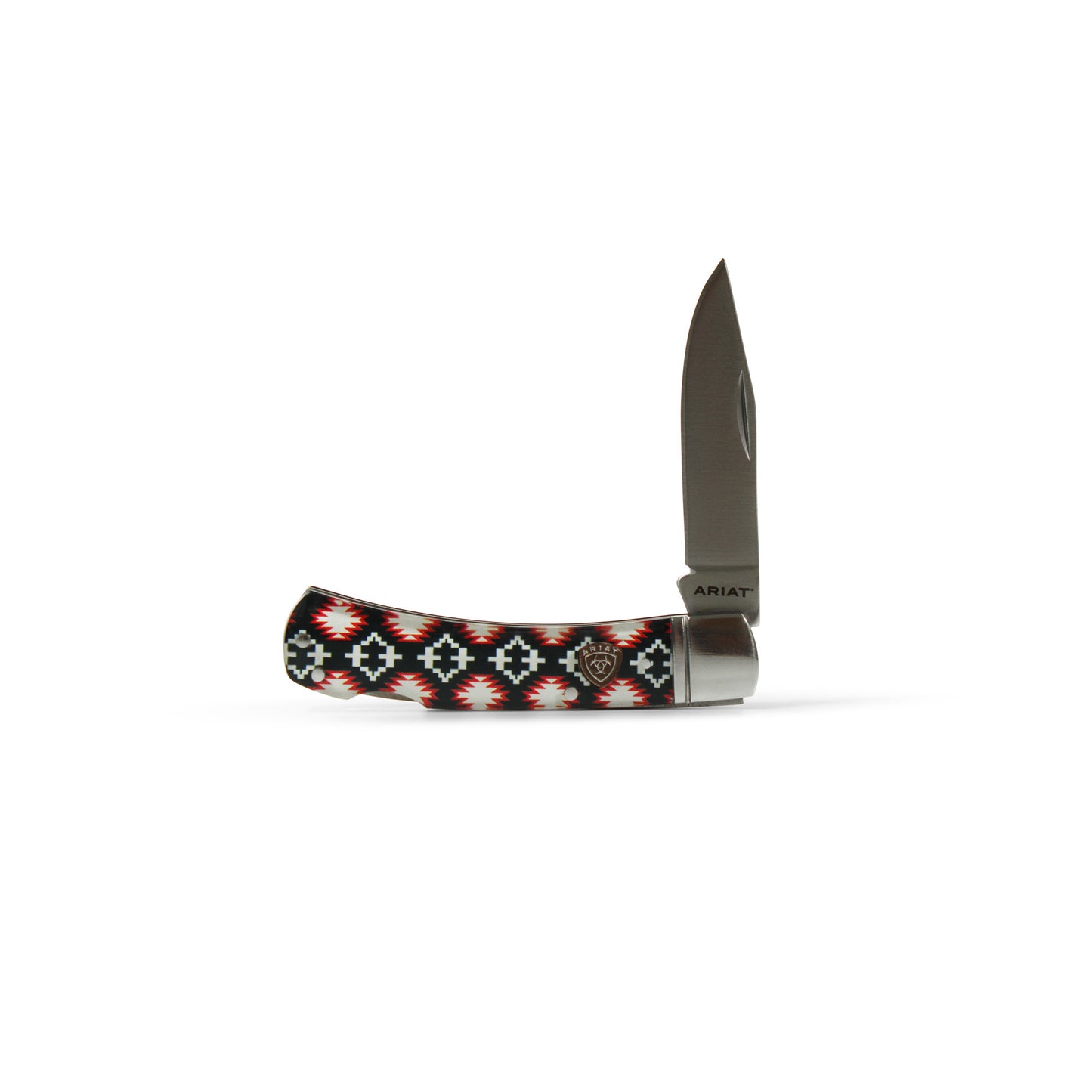 ARIAT FOLDING KNIFE LARGE 3'' SMOOTH - MULTICOLORED AZTEC