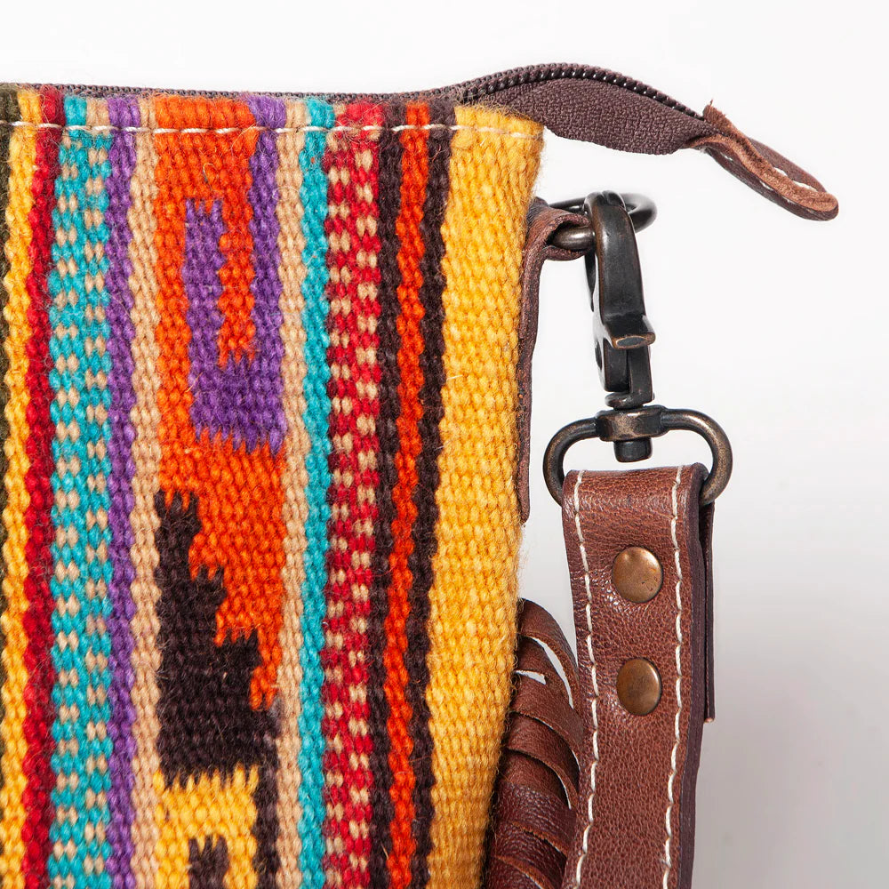 AMERICAN DARLING CONCEALED CARRY AZTEC PURSE WITH FRINGE