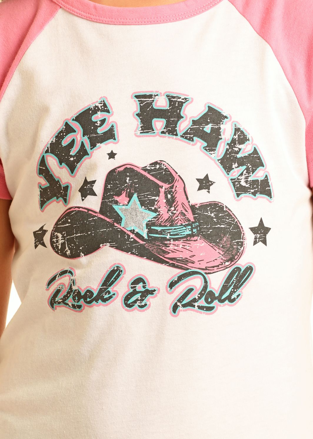 Rock & Roll Girls Yee Haw Graphic Tee Shirt