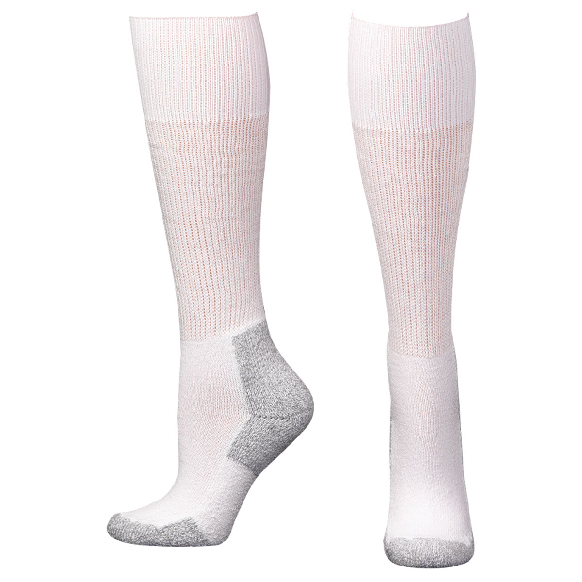BOOT DOCTOR MEN'S OVER THE CALF 3PK SOCKS in WHITE