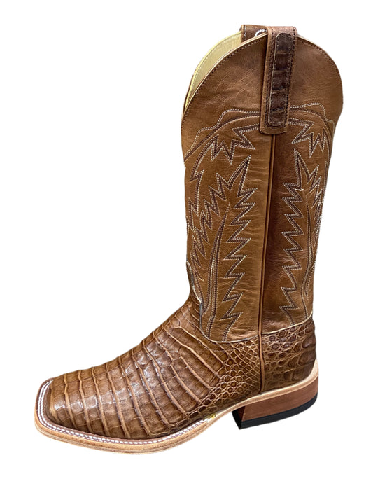 ANDERSON BEAN MENS POST OAK CAIMAN BELLY BOOTS