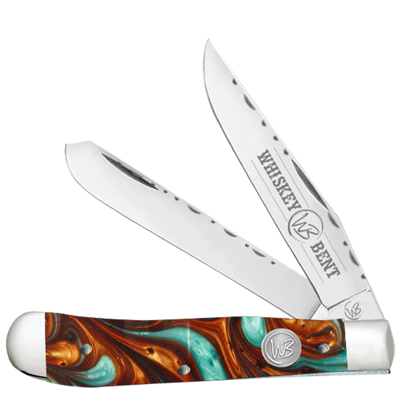 WHISKEY BENT COPPER CANYON TRAPPER KNIFE