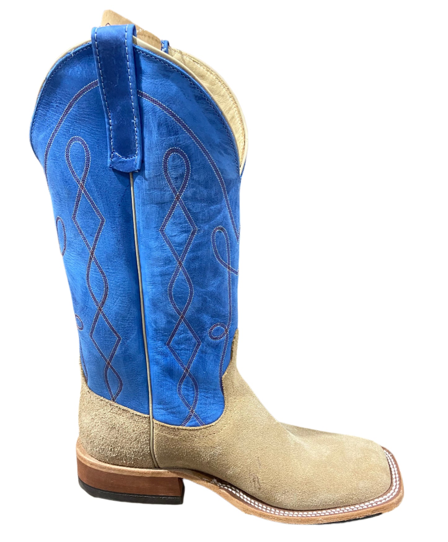 ANDERSON BEAN TAN CRAZY HORSE ROUGHOUT MENS BOOTS