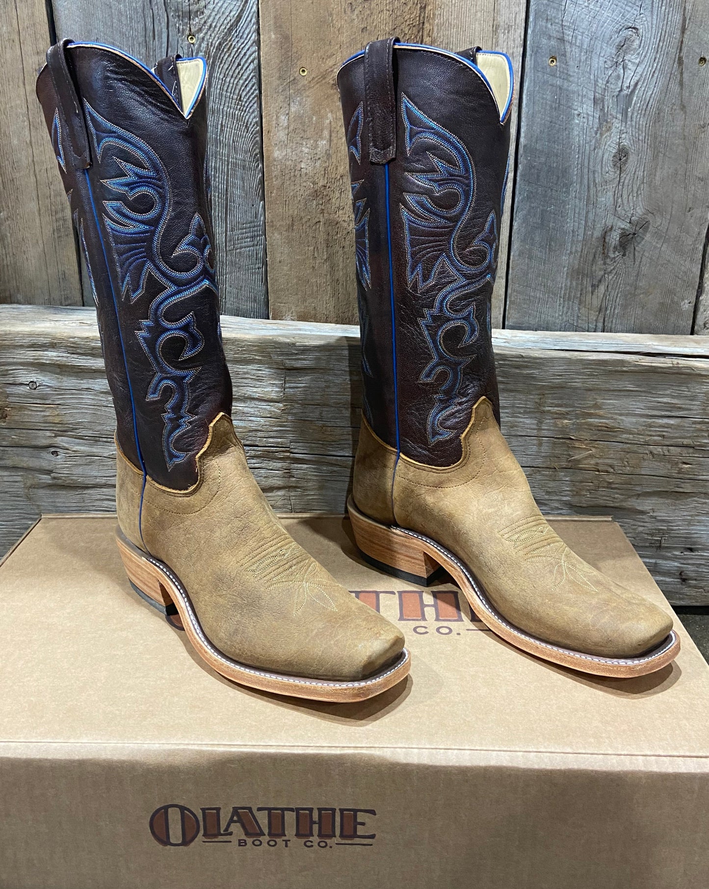 MENS BRAHMA BISON OLATHE BOOTS