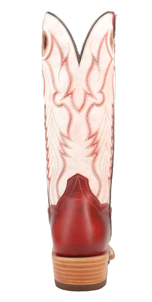 LADIES' DAN POST ADELAIDE RED STOCKMAN BOOTS