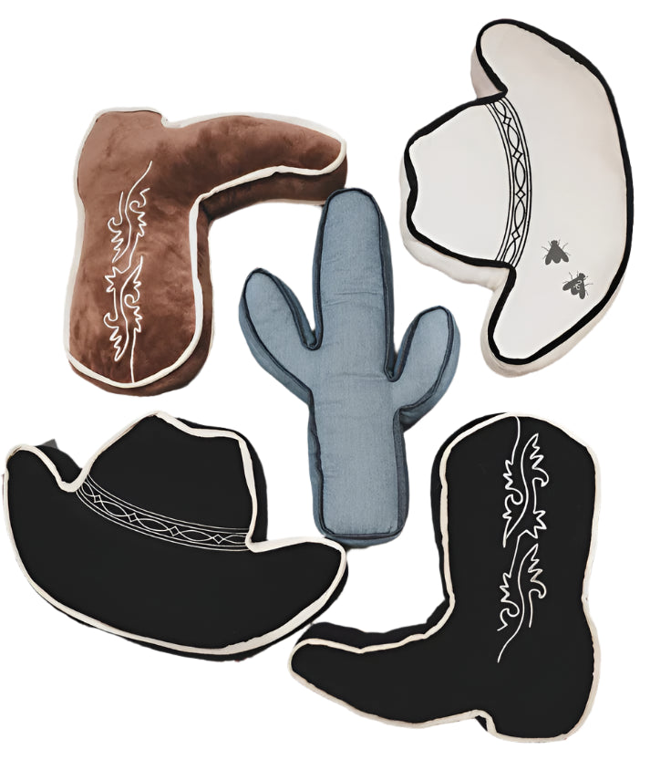 2 FLY CO. KICK A CACTUS PILLOW in MIDNIGHT, RUST or DENIM
