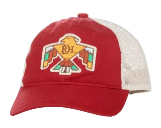 RED DIRT HAT CO FREE SPIRIT HAT in CRIMSON/TAN