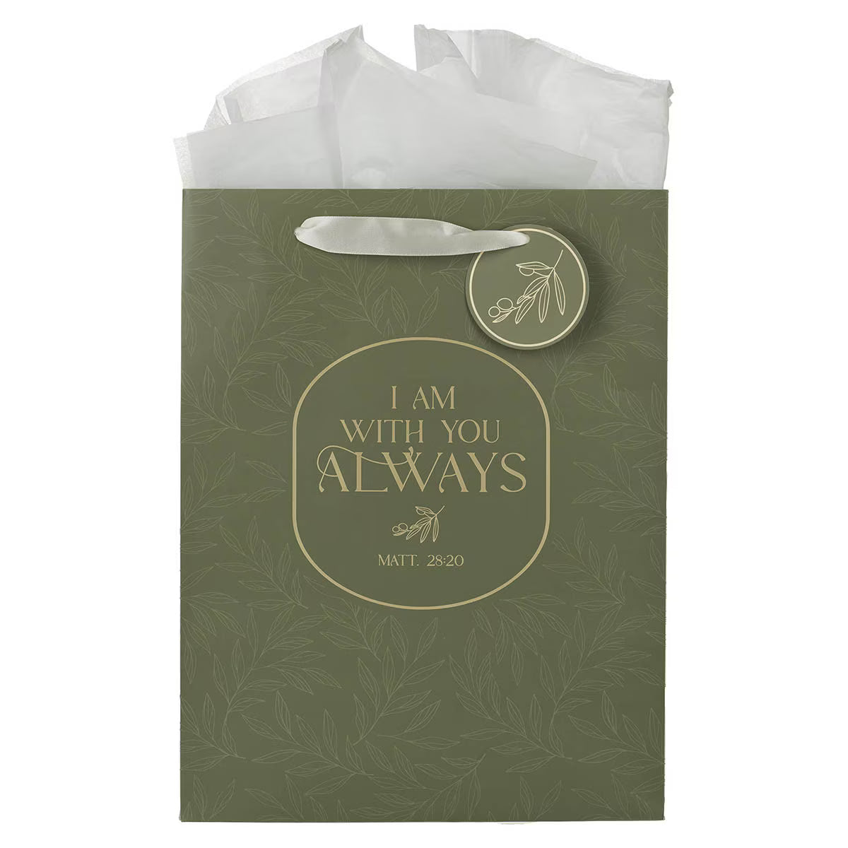 "I AM WITH YOU ALWAYS" LARGE GIFT BAG, MATTHEW 28:20