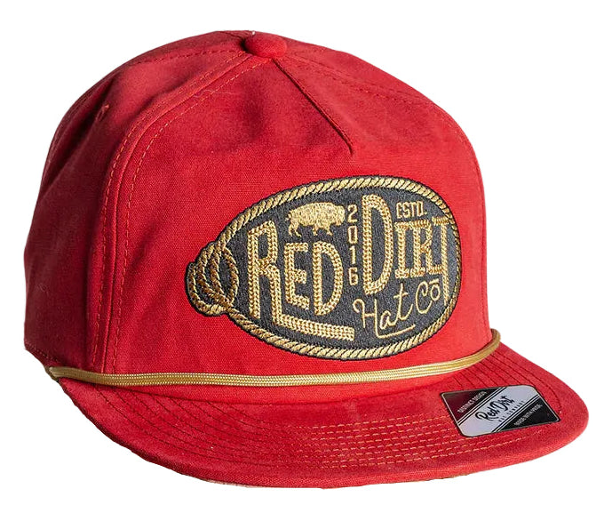 RED DIRT HAT CO OLE' HONDO CAP in RED