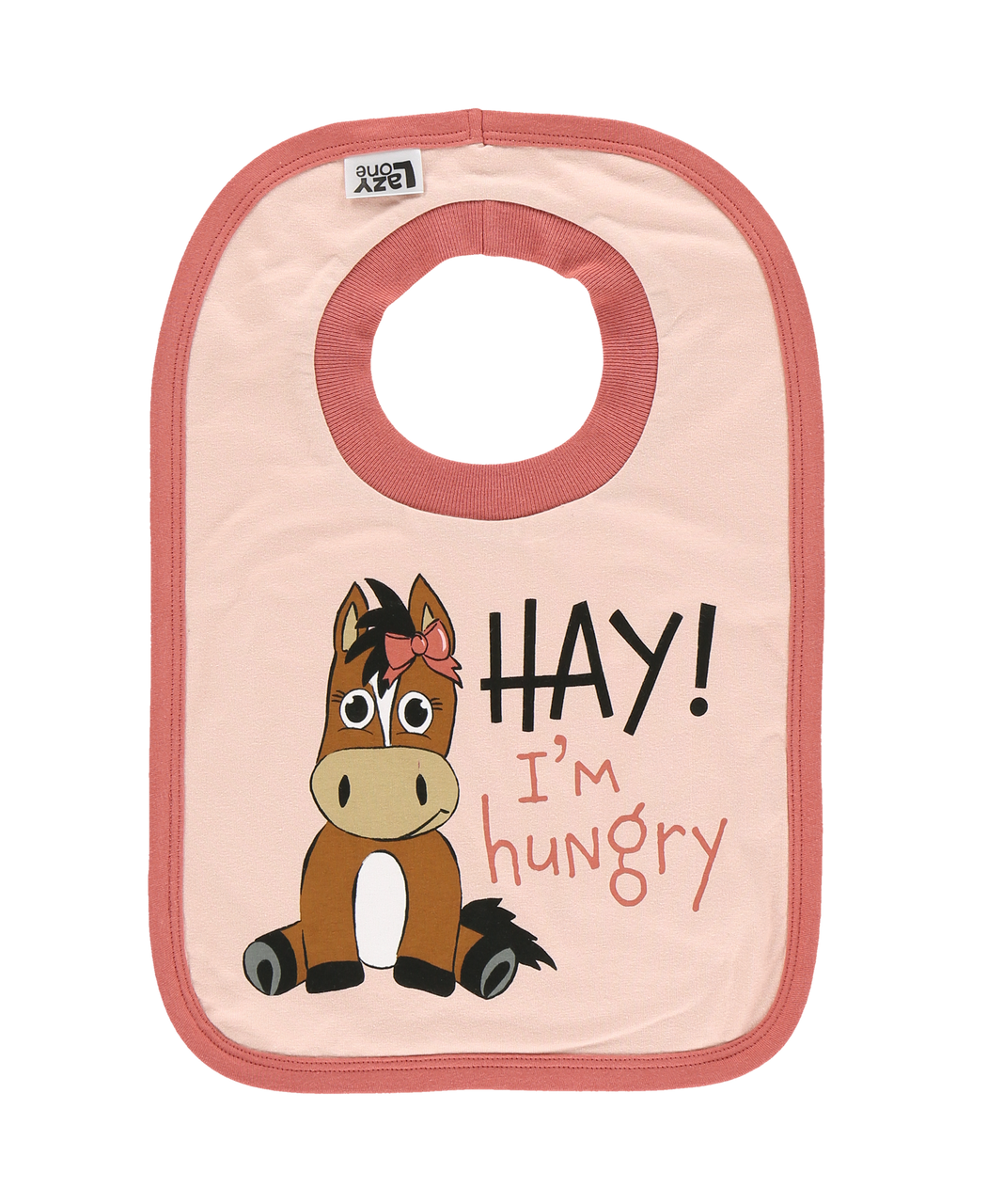 "HAY, I'M HUNGRY" INFANT BIB