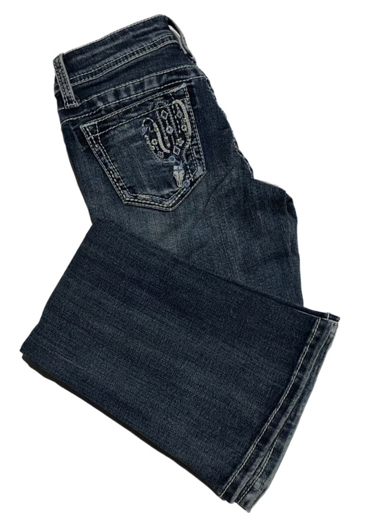 GRACE IN LA CACTUS SCENE BOOTCUT GIRLS JEANS