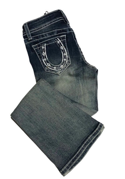 GRACE IN LA HORSE SHOE BOOTCUT GIRLS JEANS