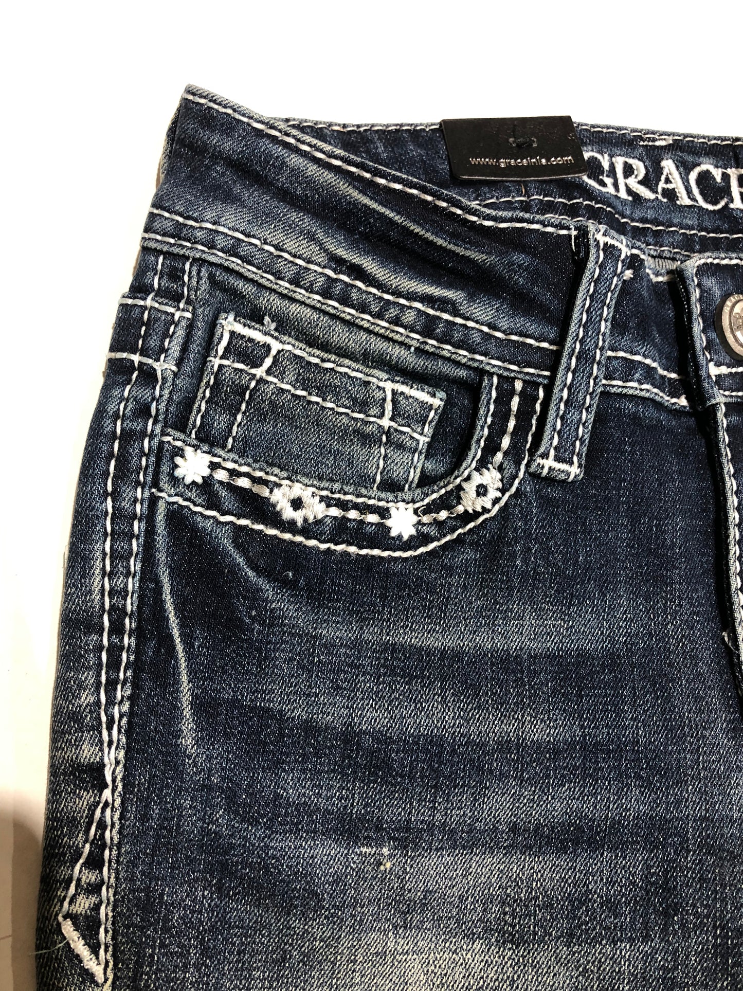 GRACE IN LA HORSE SHOE BOOTCUT GIRLS JEANS