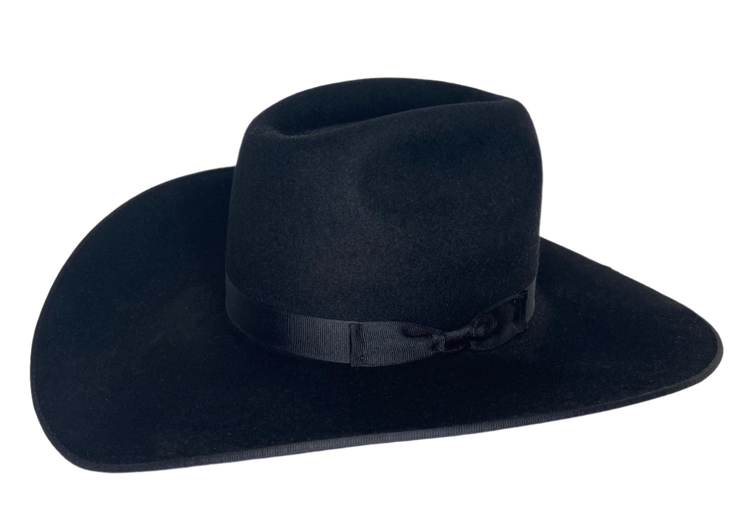 SERRATELLI 6X CATT6 BRICK BLACK FELT HAT