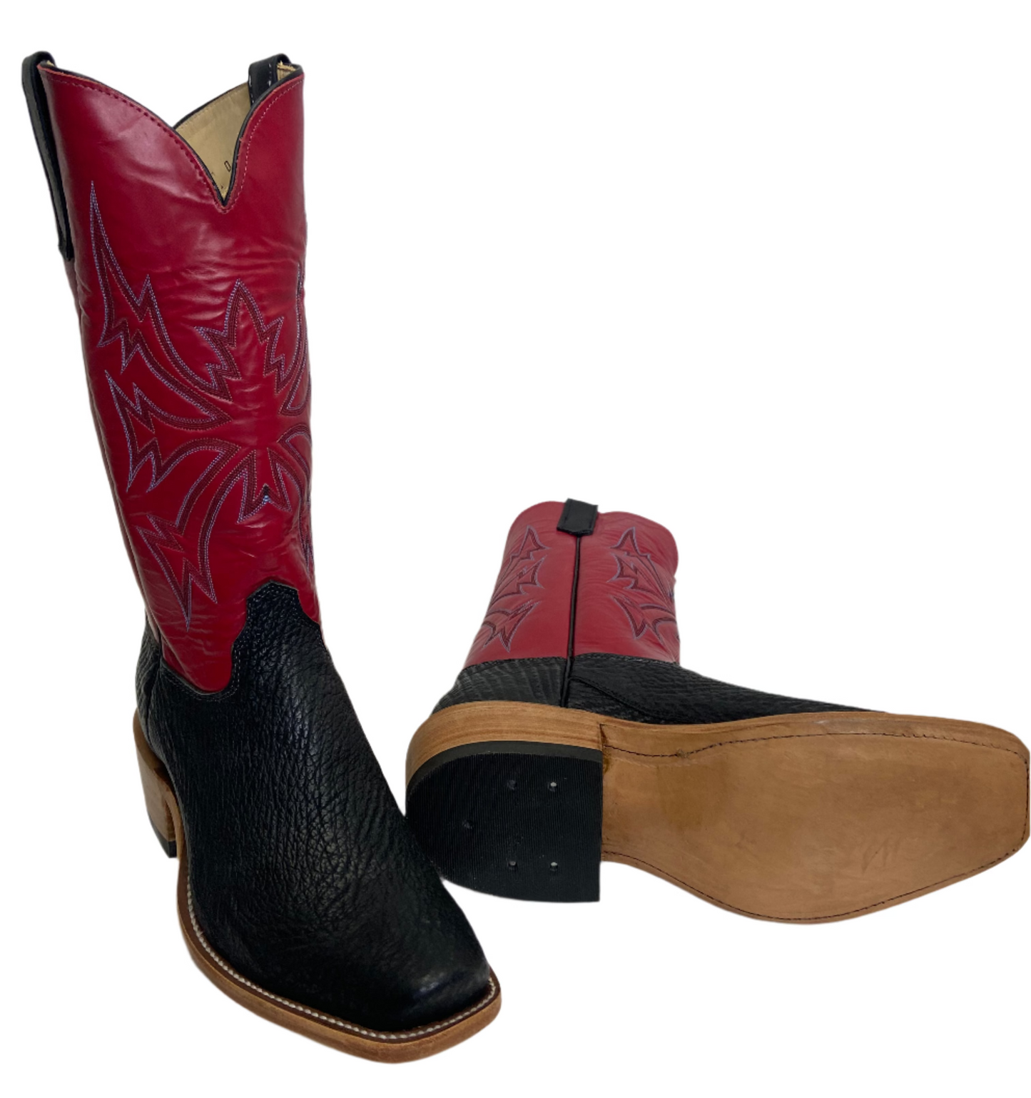MENS OLATHE BLACK SAFARI SHARK BOOT