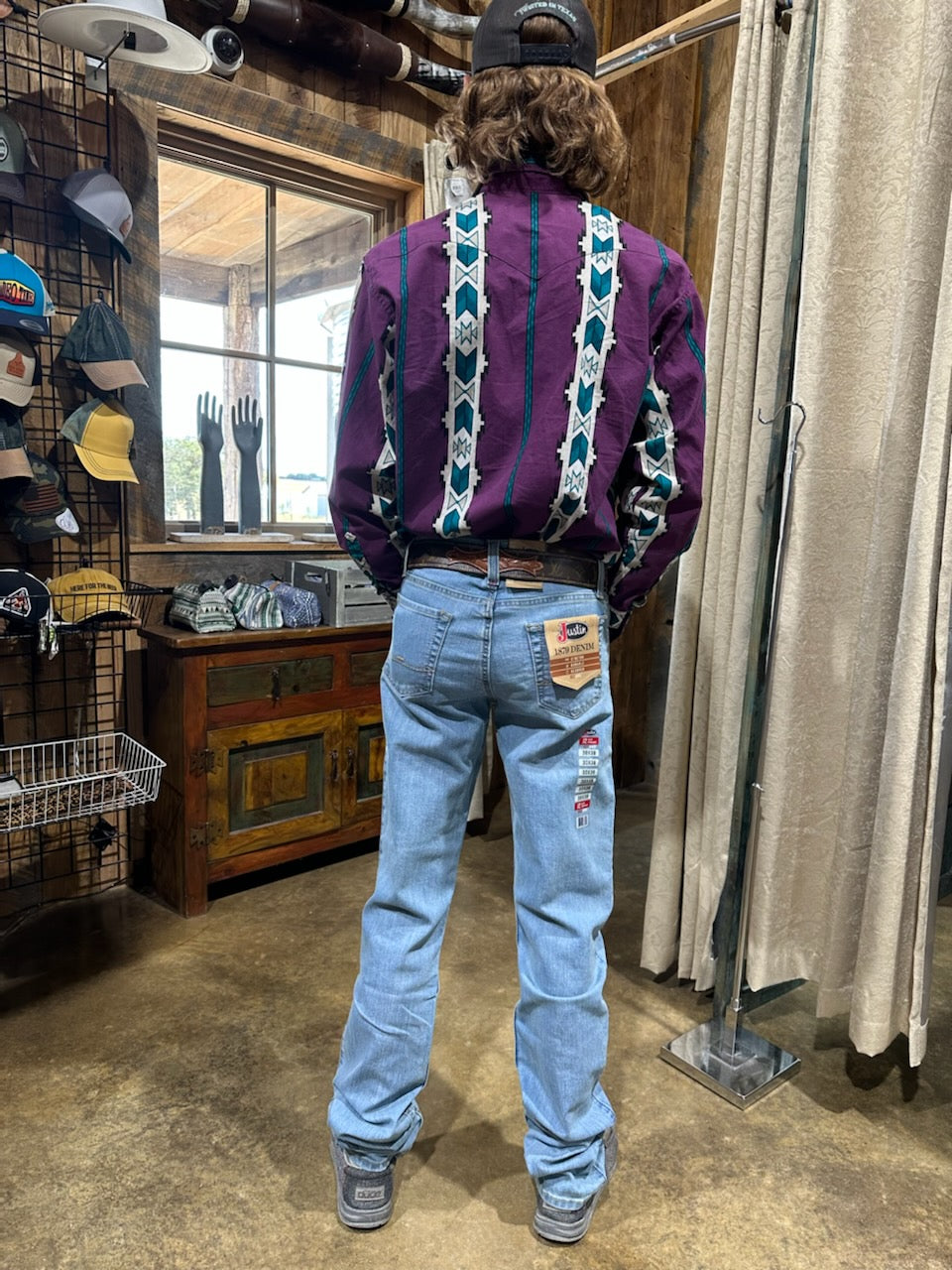 JUSTIN JEANS 1879 LIGHT WASH SLIM FIT