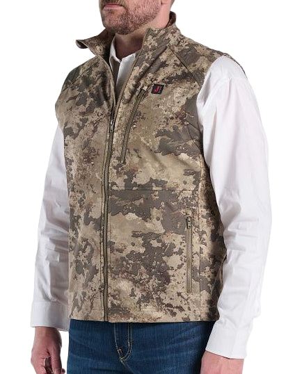 JUSTIN MEN'S AUSTIN WEATHER RESISTING VEST in CAMO
