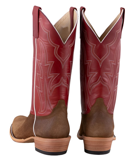 MACIE BEAN "WAXY COMMANDER" RED LADIES BOOTS