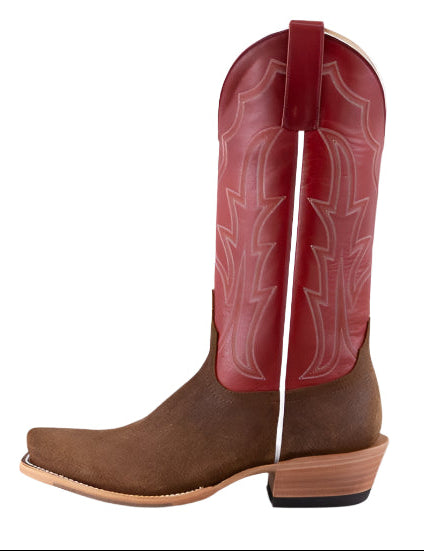 MACIE BEAN "WAXY COMMANDER" RED LADIES BOOTS