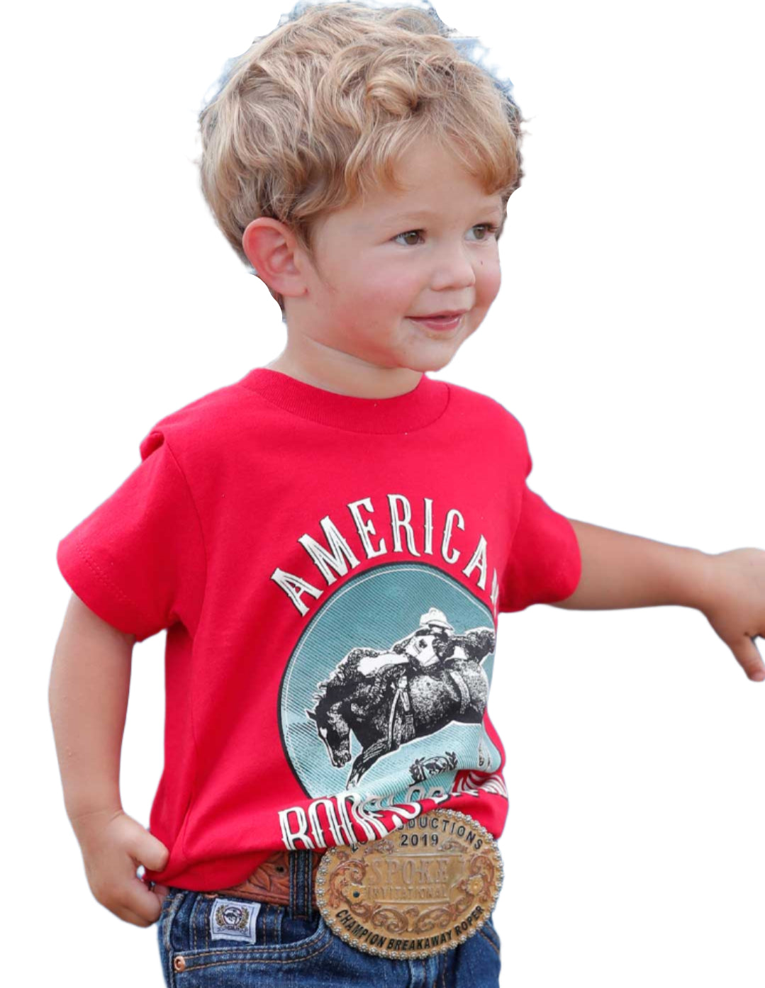 CINCH INFANT BOY'S AMERICAN RODEO TEE - RED