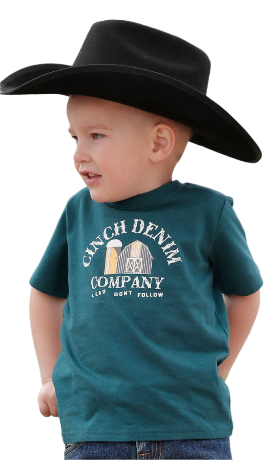 CINCH INFANT DENIM COMPANY TEE - GREEN