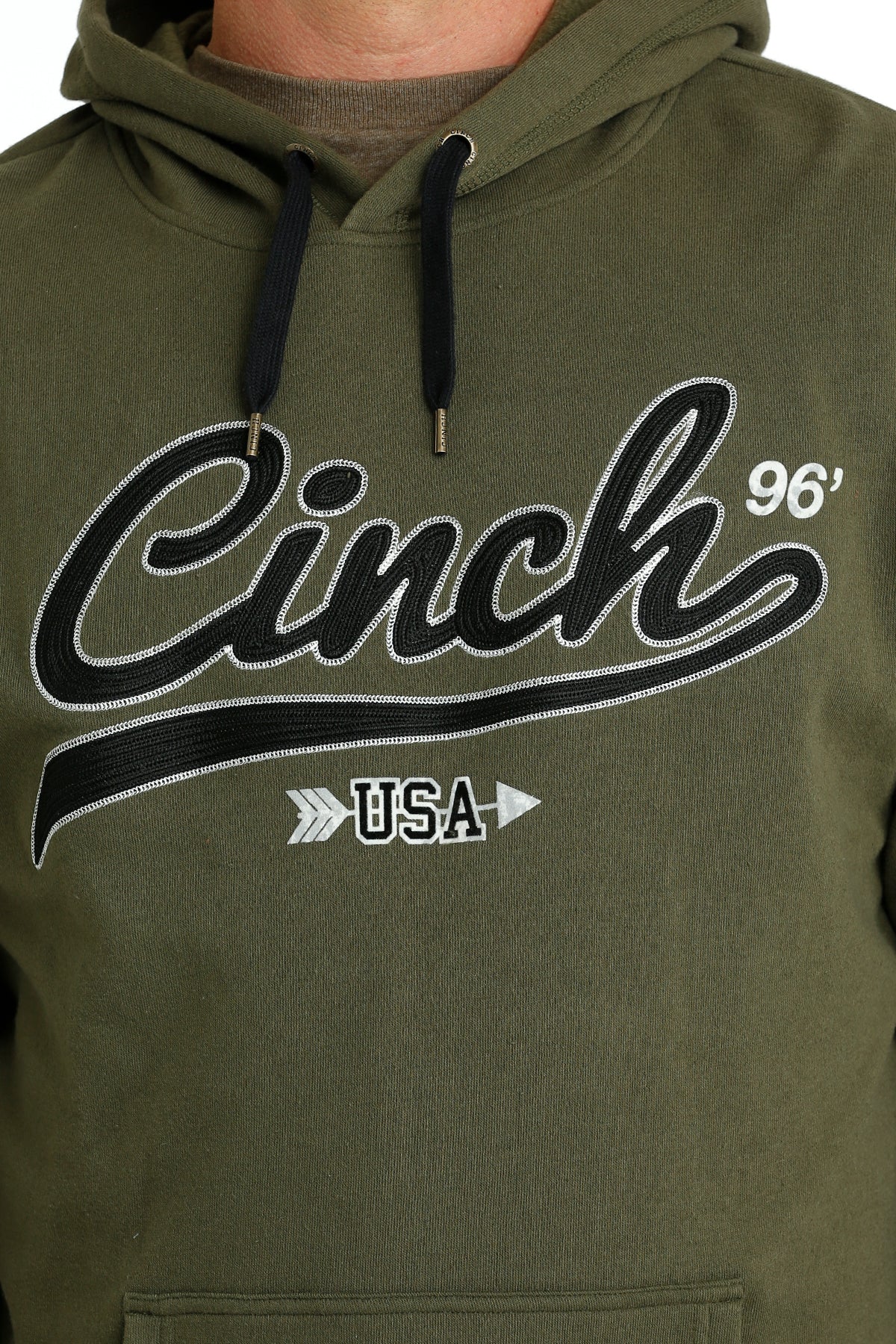 CINCH MENS PULLOVER HOODIE - OLIVE