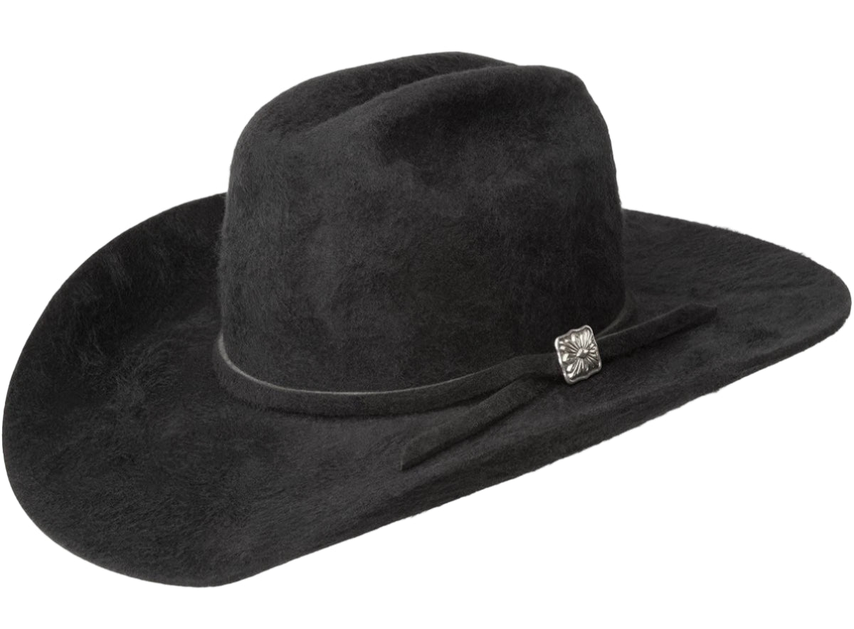 BAILEY RENEGADE ORO GRIZZLY WOOL HAT - BLACK