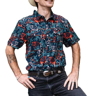 MEN'S POSSUM KINGDOM PEARL SNAP SHORT SLEEVE SHIRT