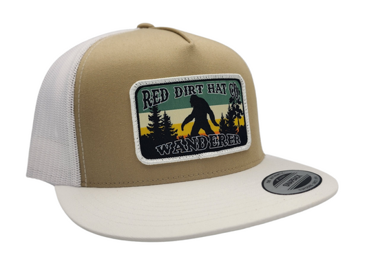 RED DIRT HAT CO WANDERER in WHITE/ KHAKI
