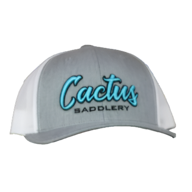 RED DIRT HAT CO CACTUS SADDLERY CAP in HEATHER GREY