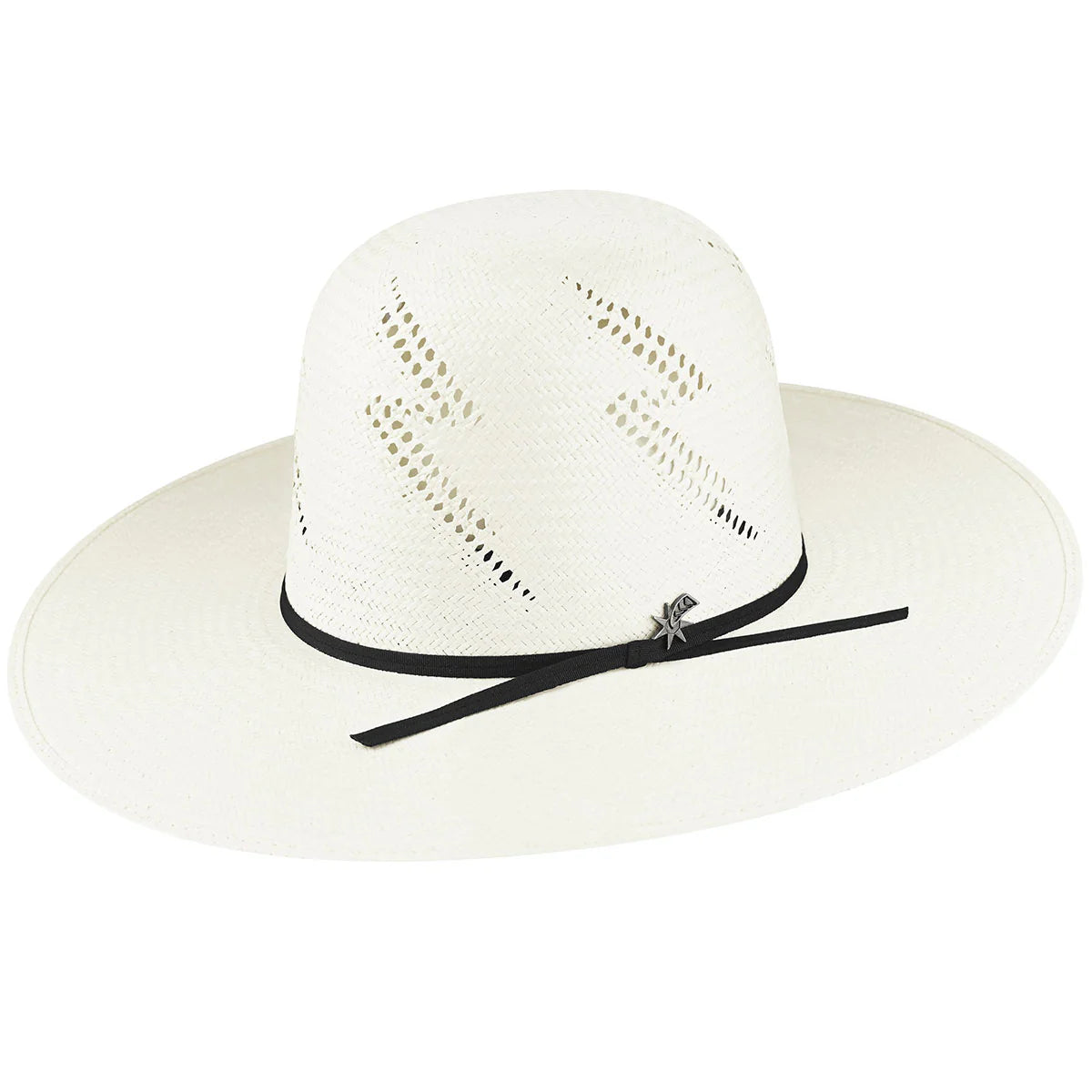 BAILEY MCCALL 7X IVORY OPEN CROWN STRAW HAT