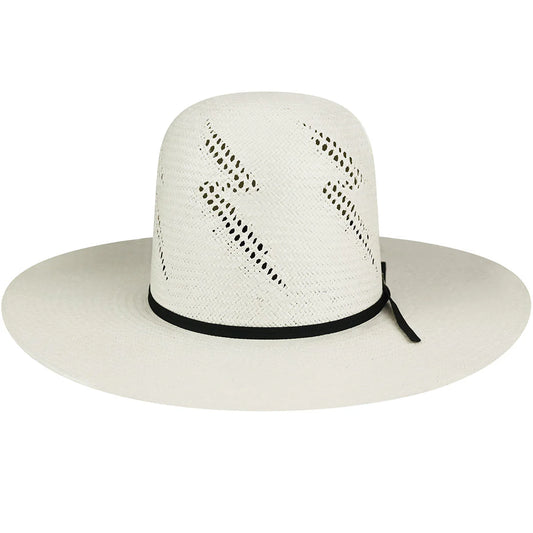 BAILEY MCCALL 7X IVORY OPEN CROWN STRAW HAT