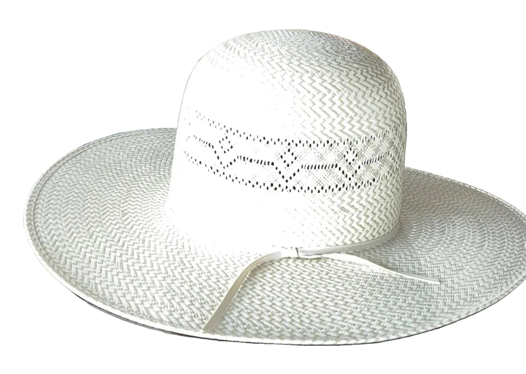 ATWOOD STOCKYARDS 100X OPEN CROWN STRAW COWBOY HAT