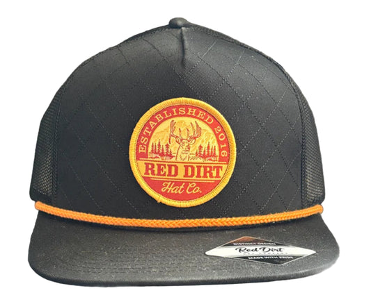 RED DIRT HAT CO THE RACK HAT in BLACK