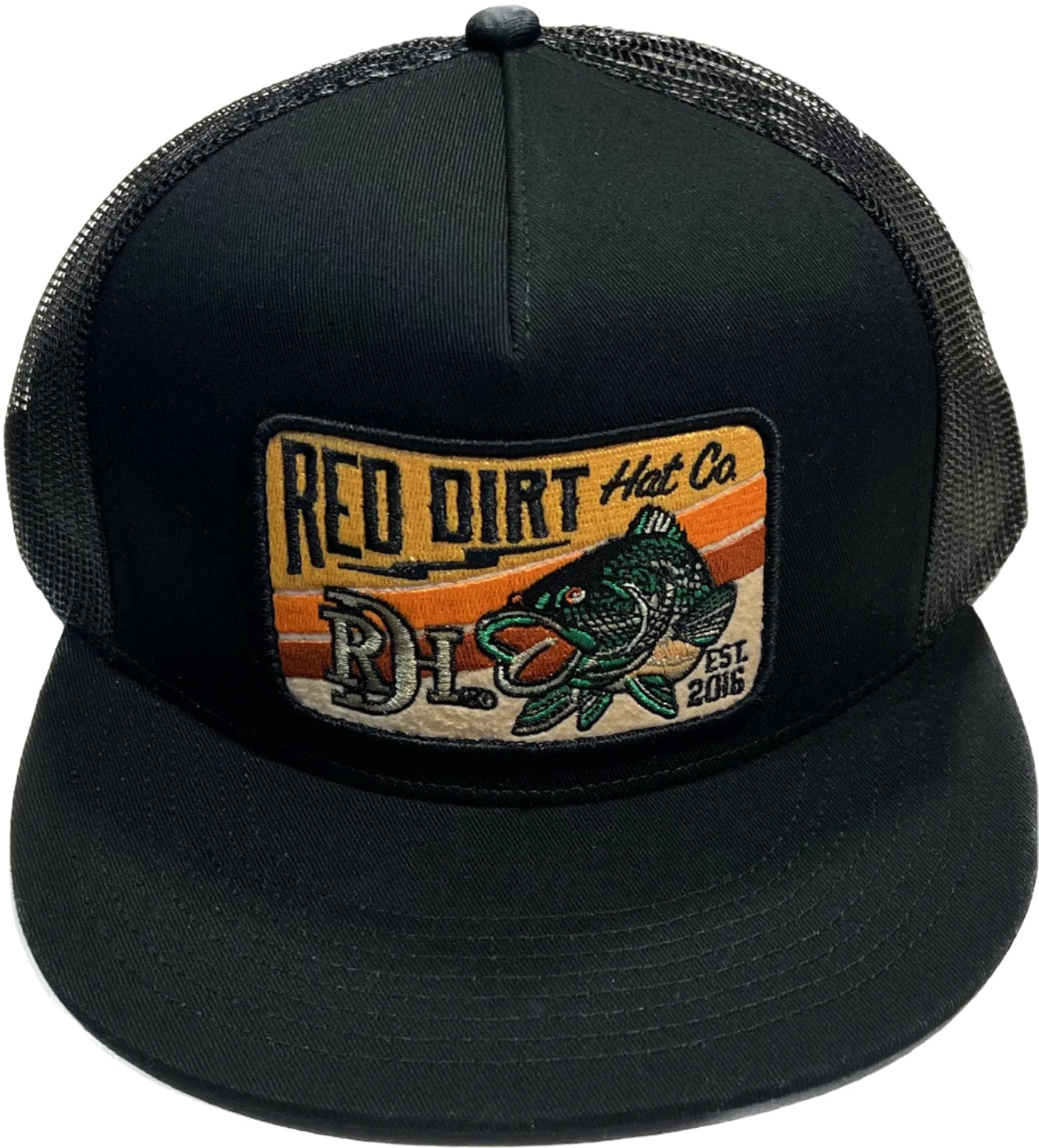 RED DIRT HAT CO WALLHANGER CAP in BLACK